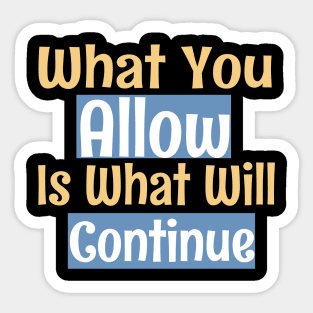 Allow Sticker